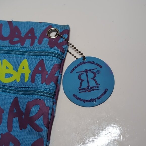 3/$20 ROBIN RUTH Aruba Travel Organizer Pouch Caribbean Souvenir Passport Bag - Picture 3 of 9